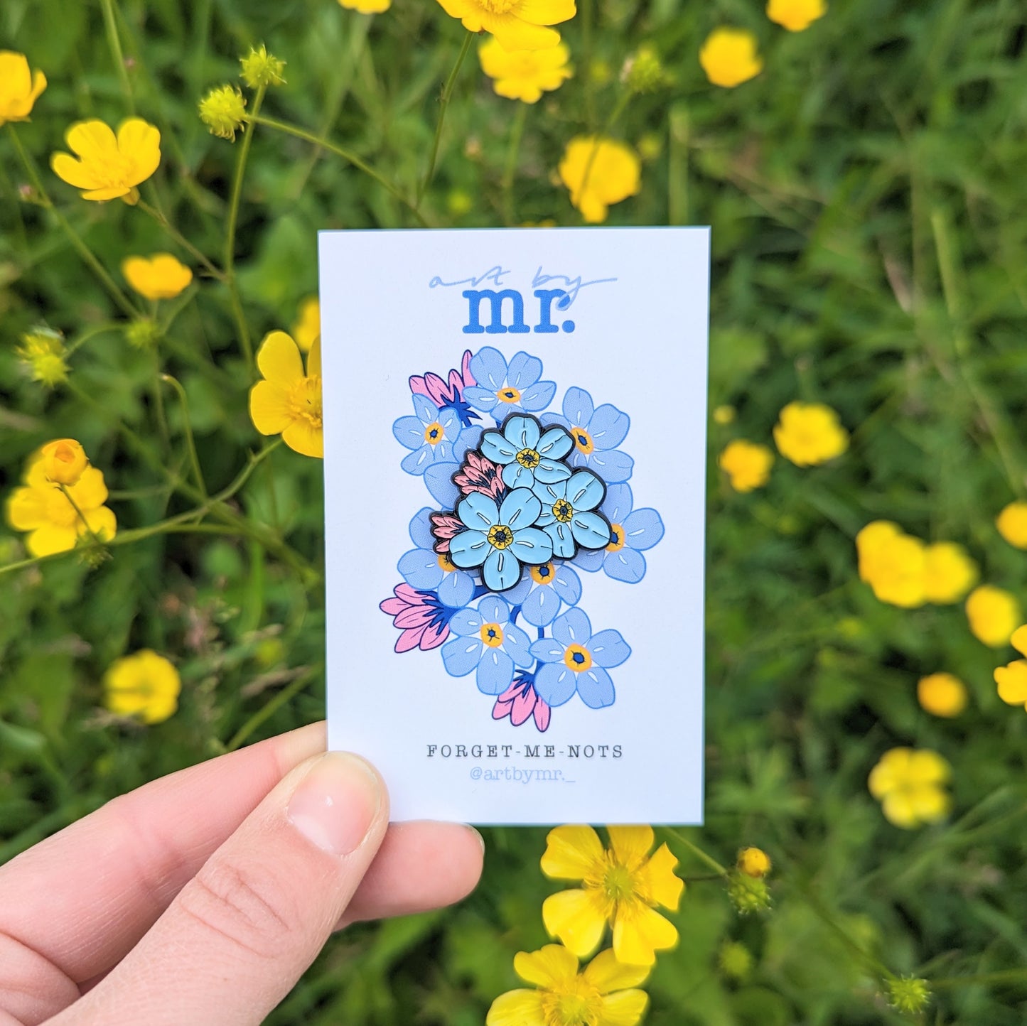 Forget-me-not Pin