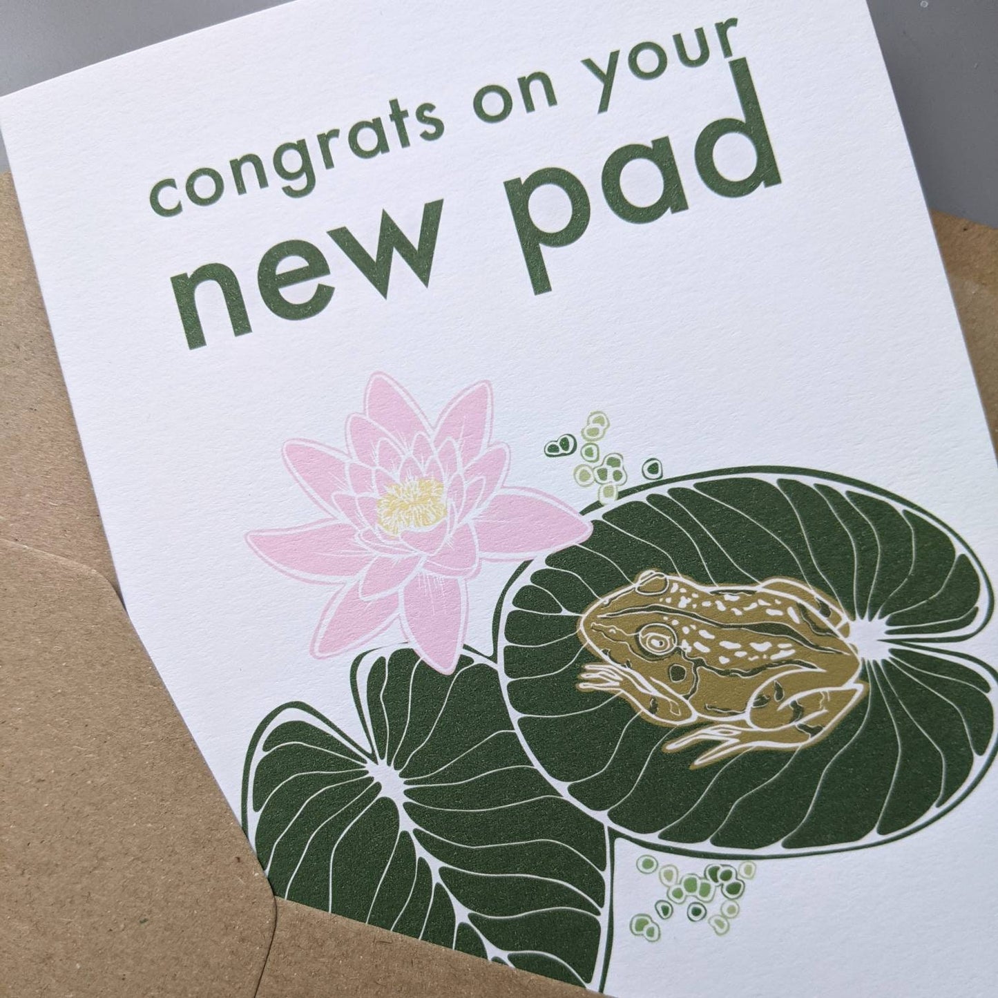 Congrats On Your New Pad Card