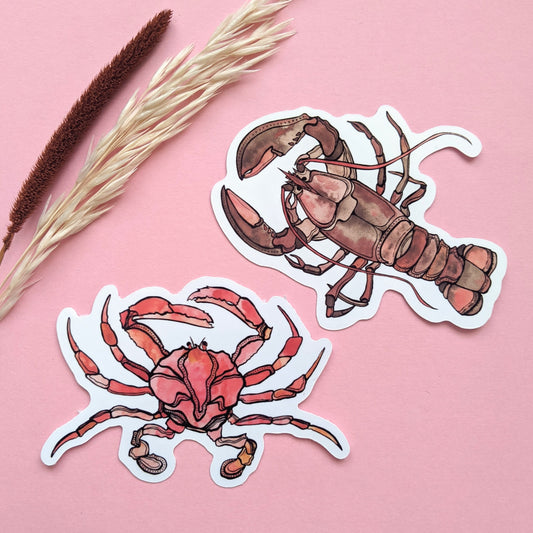 Shellfish Sticker Set of 2