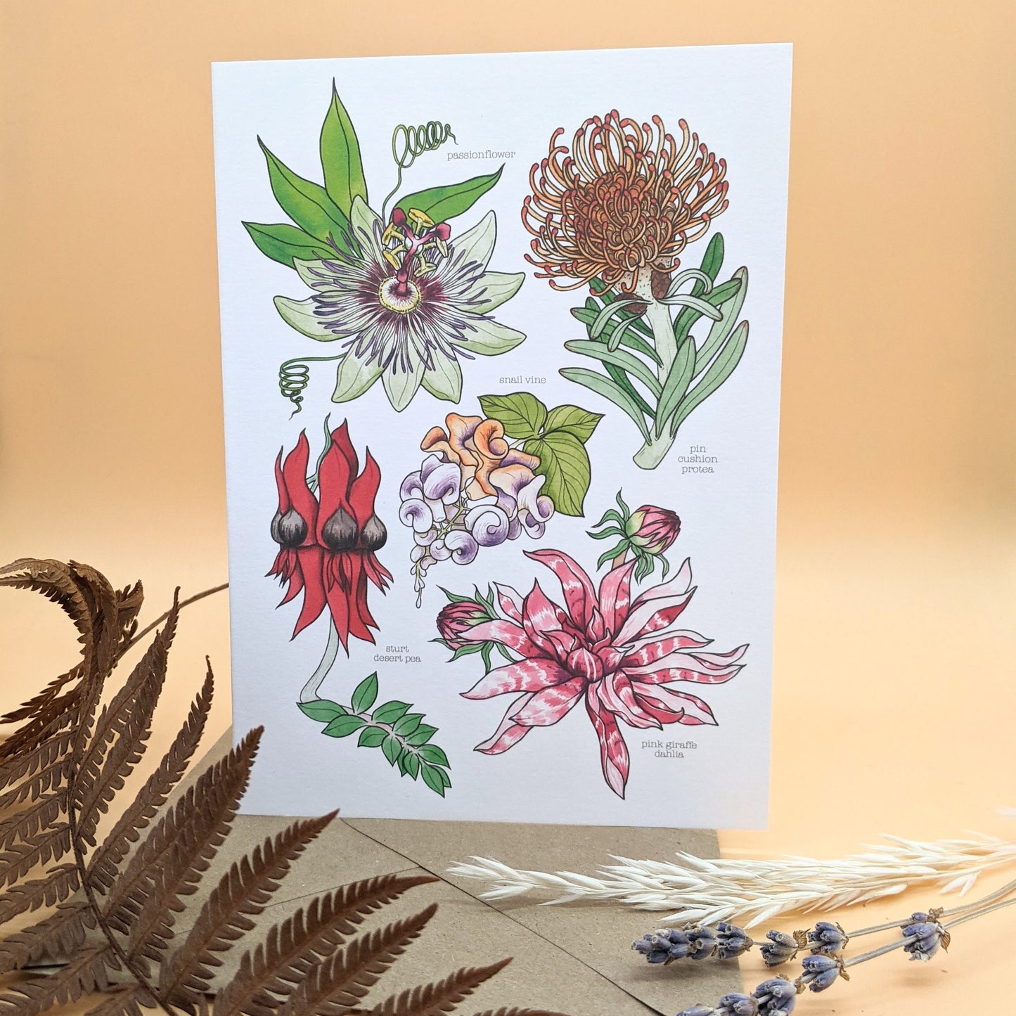 Unusual Flora Card