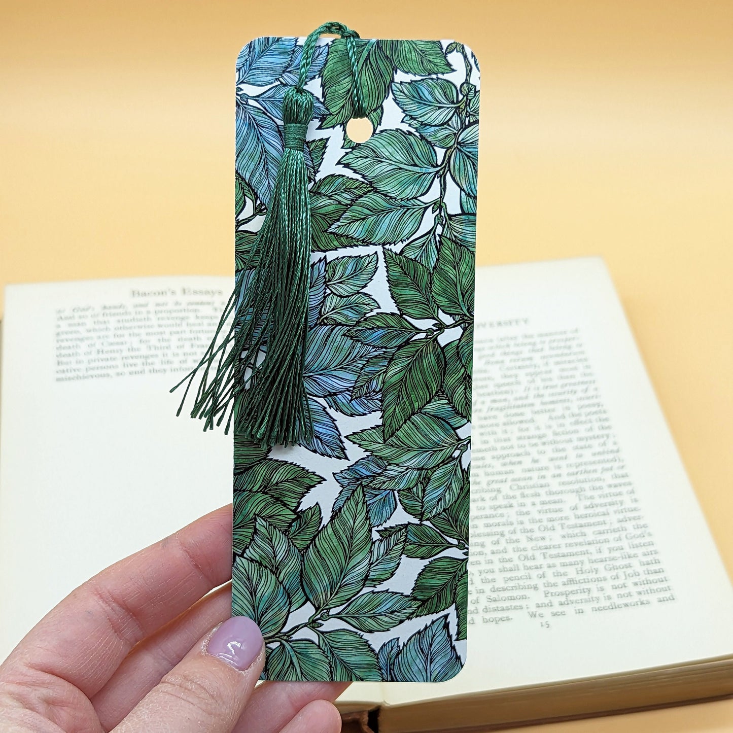 Leaves Pattern Bookmark