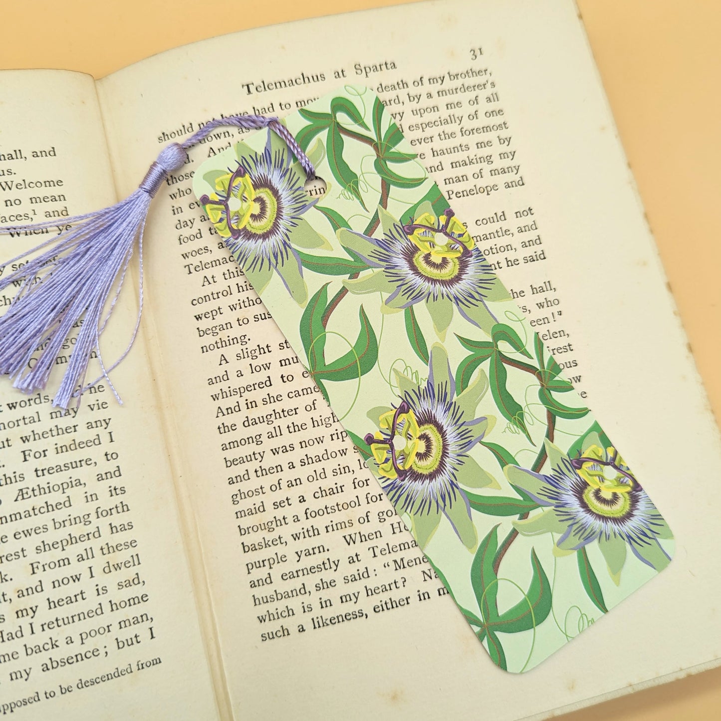 Passionflower Bookmark